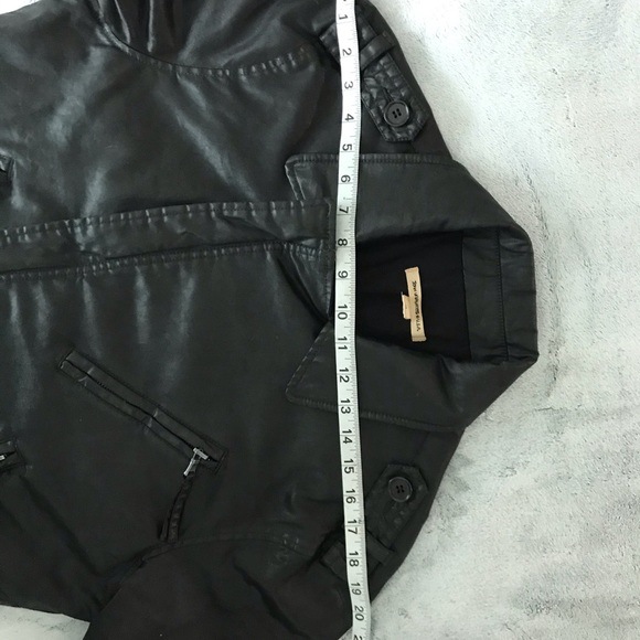 John Varvatos Asymmetrical Coated Jacket - Picture 8 of 14